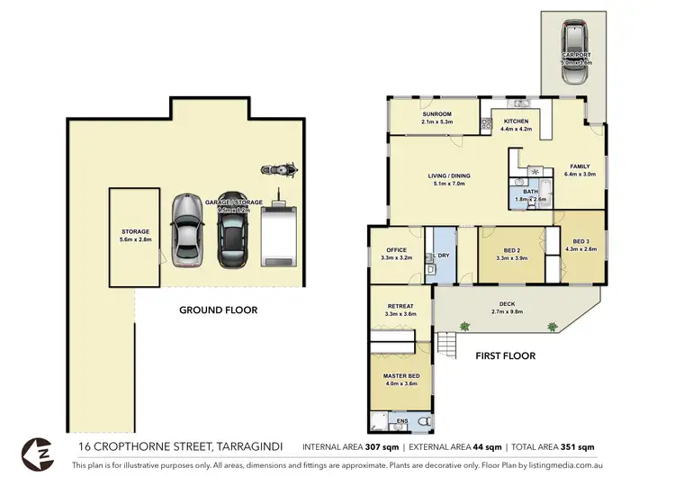Floorplan of Homely house listing, 16 Cropthorne St, Tarragindi QLD 4121