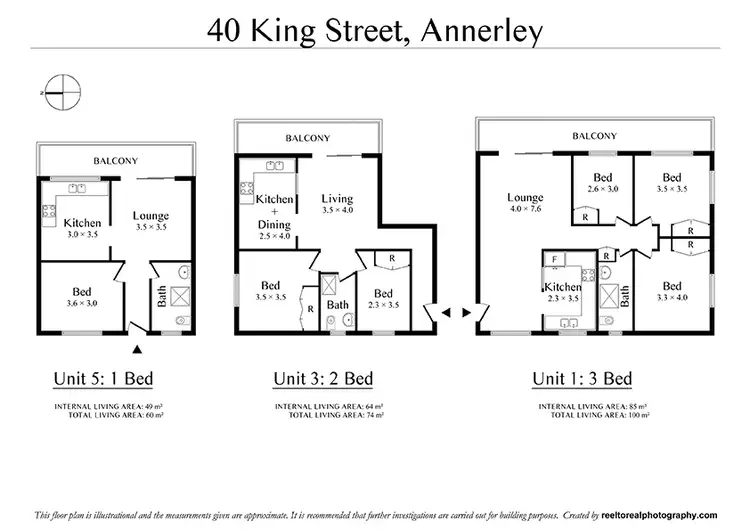 Floorplan of Homely block of units listing, 40 King St, Annerley QLD 4103