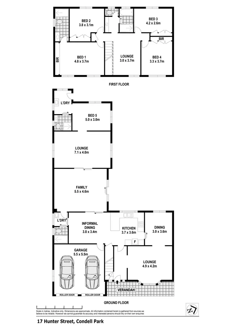 Floorplan of Homely house listing, 17 Hunter St, Condell Park NSW 2200