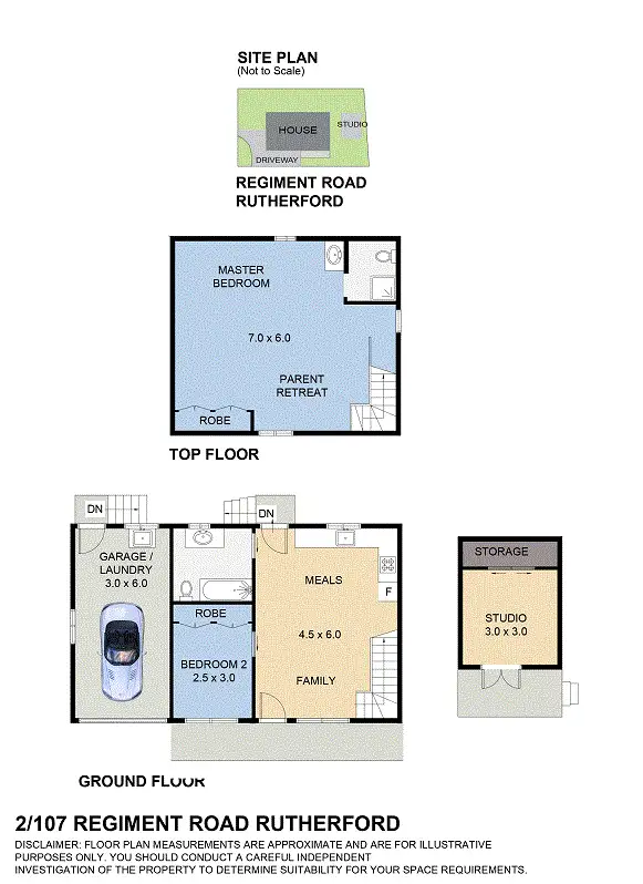 Floorplan of Homely villa listing, 3/107 Regiment Rd, Rutherford NSW 2320