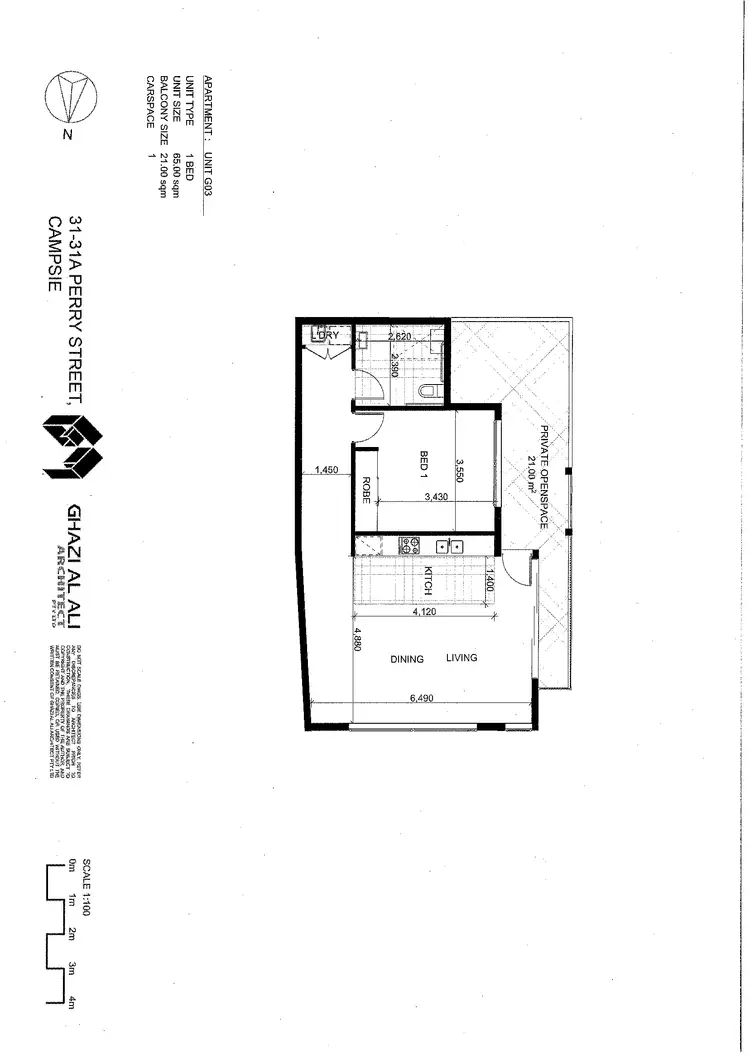 Floorplan of Homely apartment listing, 3/31-31a Perry St, Campsie NSW 2194
