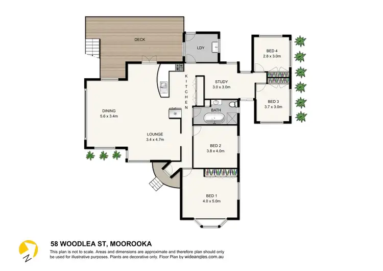 Floorplan of Homely house listing, 58 Woodlea St, Moorooka QLD 4105