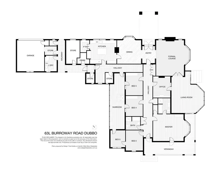 Floorplan of Homely rural property listing, 63L Burraway Rd, Dubbo NSW 2830