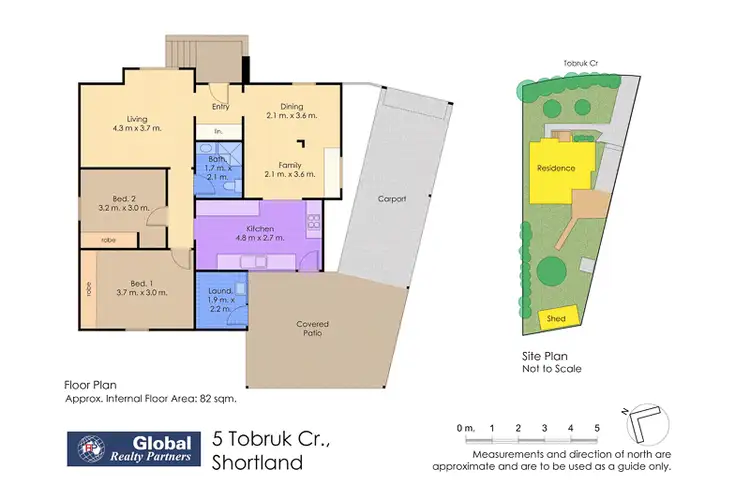 Floorplan of Homely house listing, 5 Tobruk Cres, Shortland NSW 2307