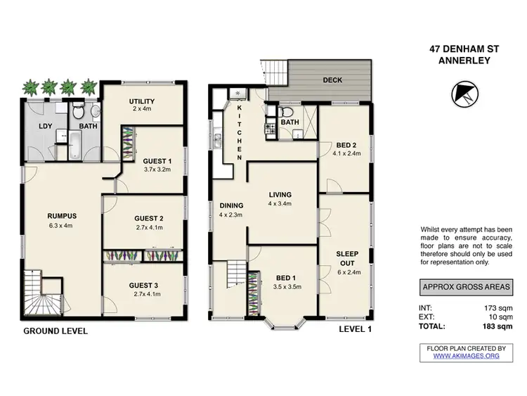 Floorplan of Homely house listing, 47 Denham St, Annerley QLD 4103