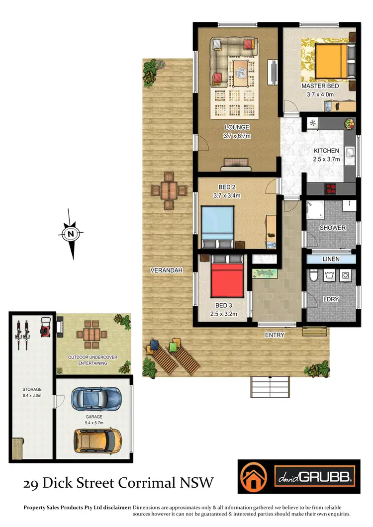 Floorplan of Homely house listing, 29 Dick St, Corrimal NSW 2518