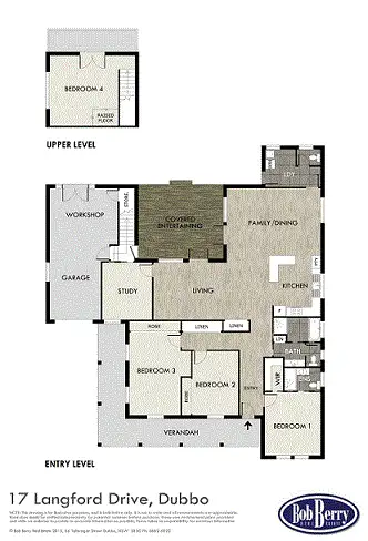 Floorplan of Homely house listing, 17 Langford Dr, Dubbo NSW 2830