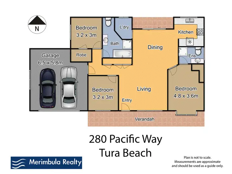 Floorplan of Homely house listing, 280a Pacific Way, Tura Beach NSW 2548