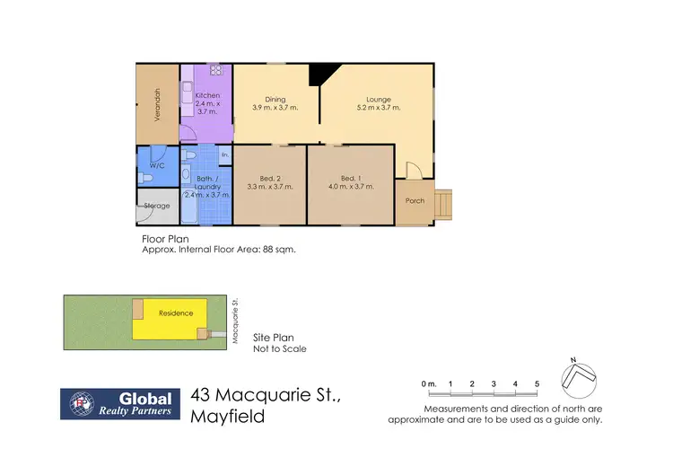 Floorplan of Homely house listing, 43 Macquarie St, Mayfield NSW 2304
