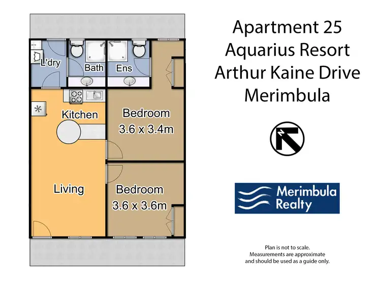 Floorplan of Homely apartment listing, 25/1 Dunns Lane, Merimbula NSW 2548