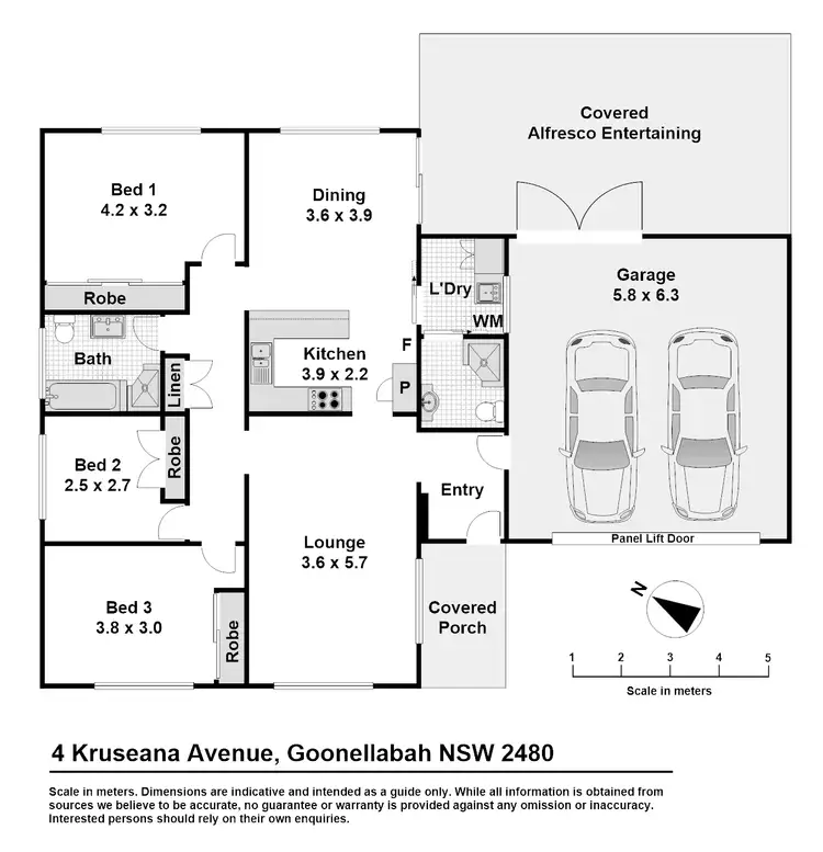Floorplan of Homely house listing, 4 Kruseana Ave, Goonellabah NSW 2480