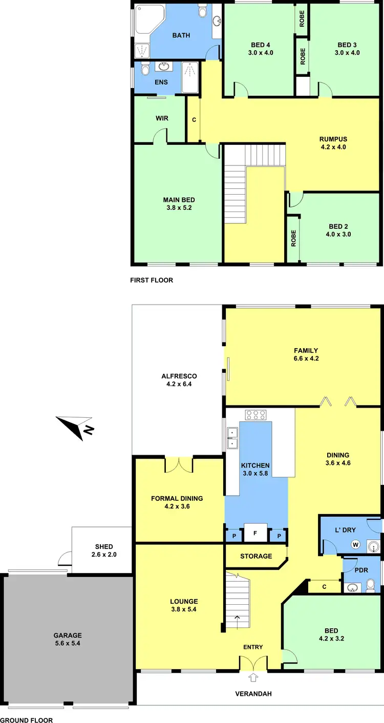 Floorplan of Homely house listing, 77 Kurrajong Cct, Mount Annan NSW 2567