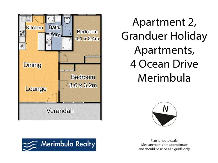 Floorplan of Homely apartment listing, 2/4 Ocean Dr, Merimbula NSW 2548