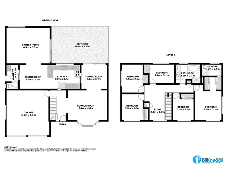 Floorplan of Homely house listing, 4 Surf Cl, Fingal Bay NSW 2315