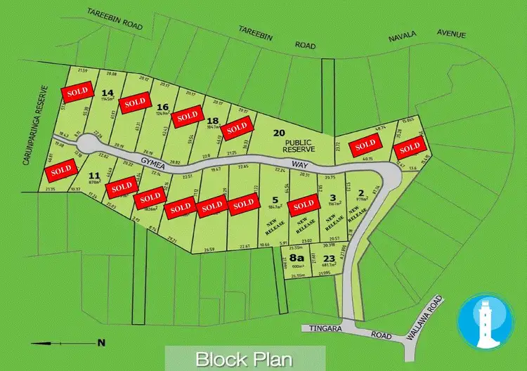 Floorplan of Homely land listing, 12 Gymea Way, Nelson Bay NSW 2315
