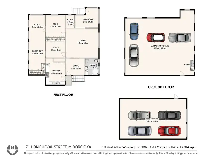 Floorplan of Homely house listing, 71 Longueval St, Moorooka QLD 4105