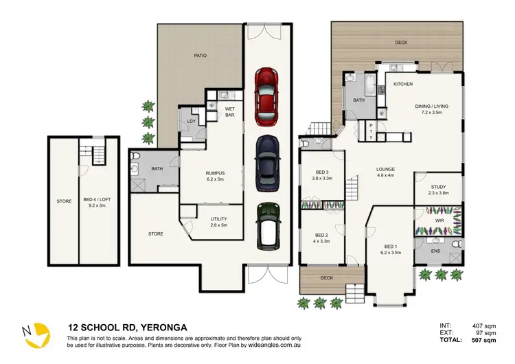 Floorplan of Homely house listing, 12 School Rd, Yeronga QLD 4104