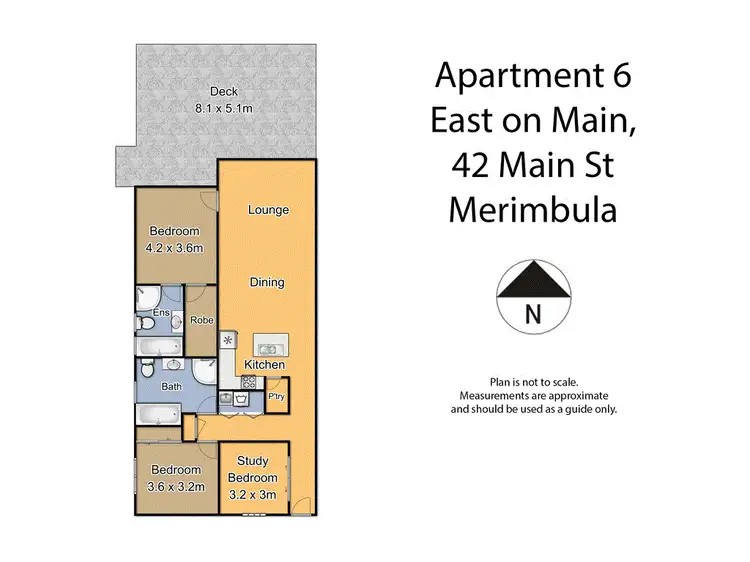 Floorplan of Homely apartment listing, 6/42 Main St, Merimbula NSW 2548