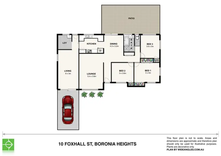 Floorplan of Homely house listing, 10 Foxhall St, Boronia Heights QLD 4124
