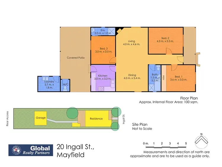 Floorplan of Homely house listing, 20 Ingall St, Mayfield NSW 2304
