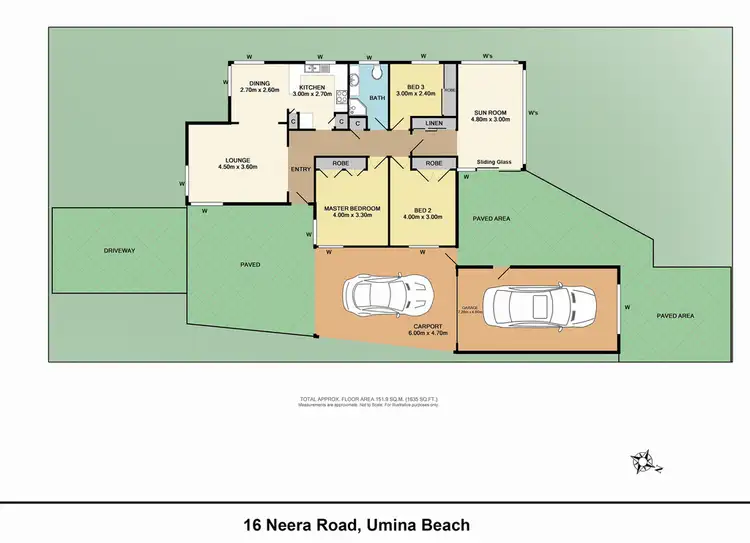 Floorplan of Homely house listing, 16 Neera Rd, Umina Beach NSW 2257