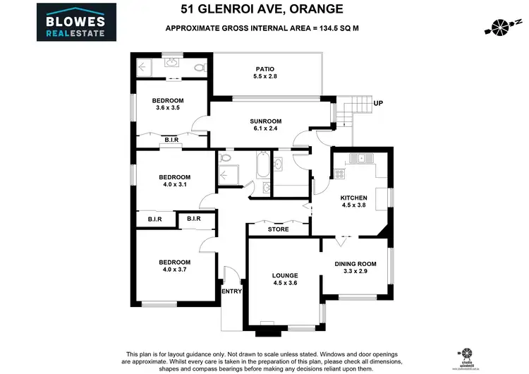 Floorplan of Homely house listing, 51 Glenroi Ave, Orange NSW 2800