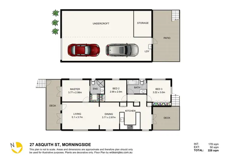 Floorplan of Homely house listing, 27 Asquith St, Morningside QLD 4170