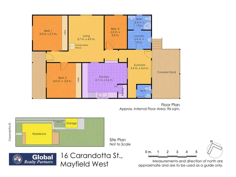 Floorplan of Homely house listing, 16 Carandotta St, Mayfield West NSW 2304