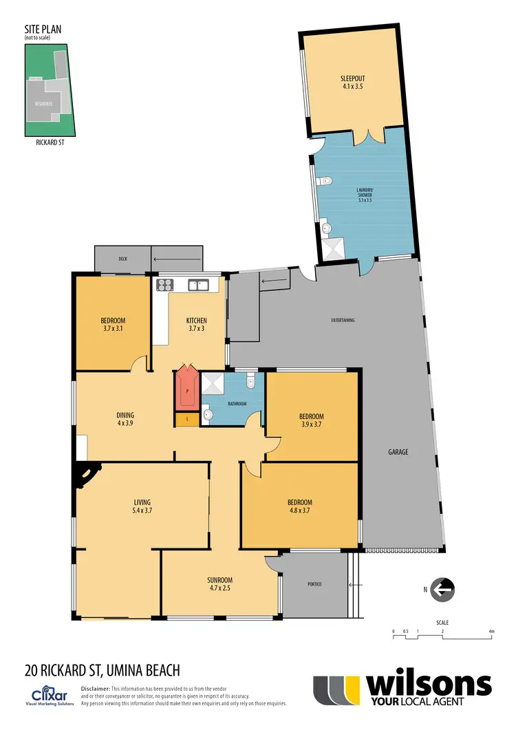 Floorplan of Homely house listing, 20 Rickard St, Umina Beach NSW 2257