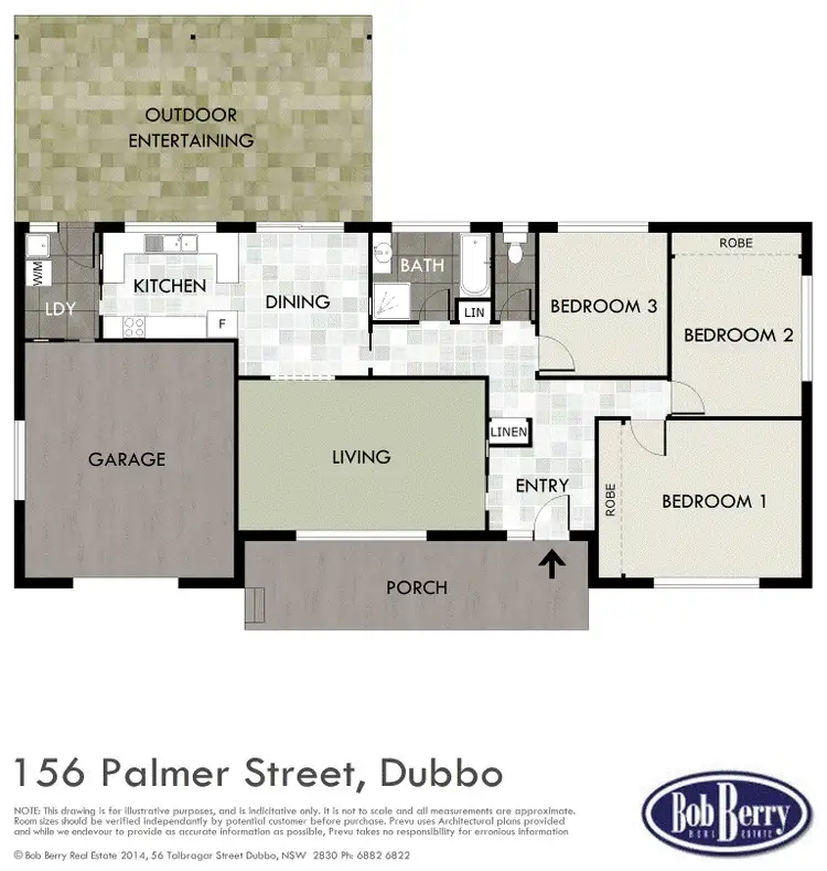 Floorplan of Homely house listing, 156 Palmer St, Dubbo NSW 2830