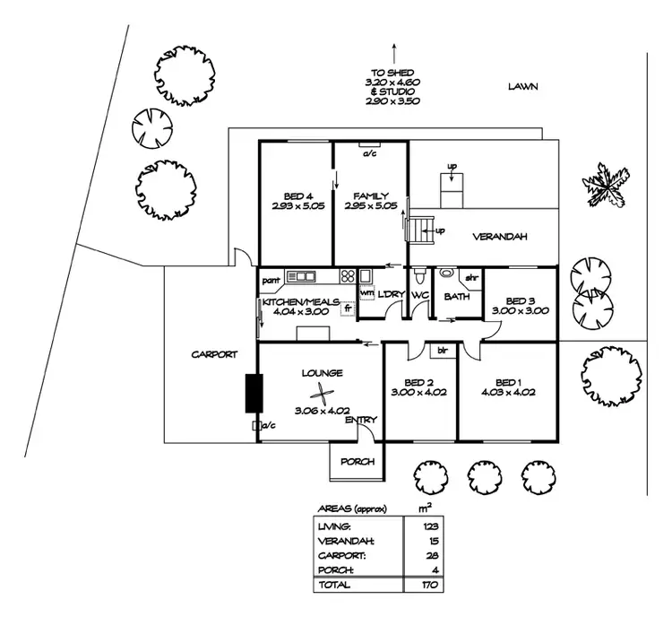 Floorplan of Homely house listing, 1 Dunmore St, Blair Athol SA 5084