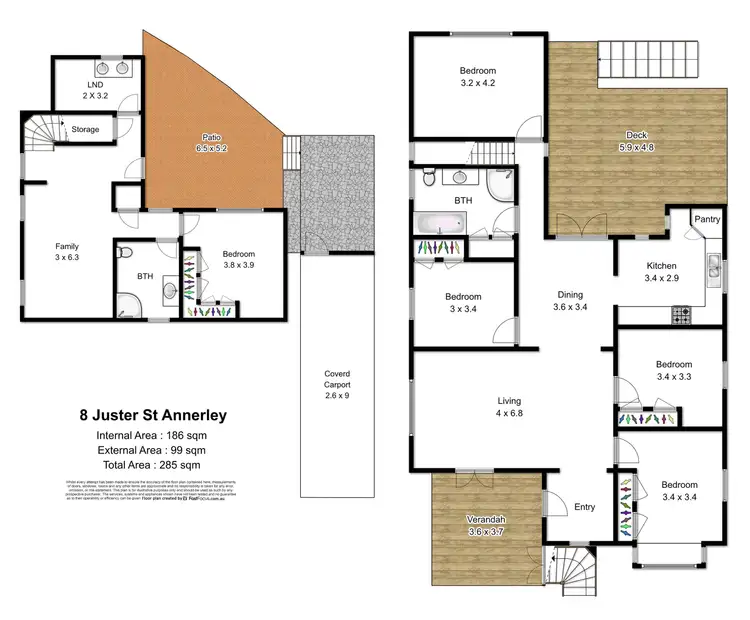 Floorplan of Homely house listing, 8 Juster St, Annerley QLD 4103