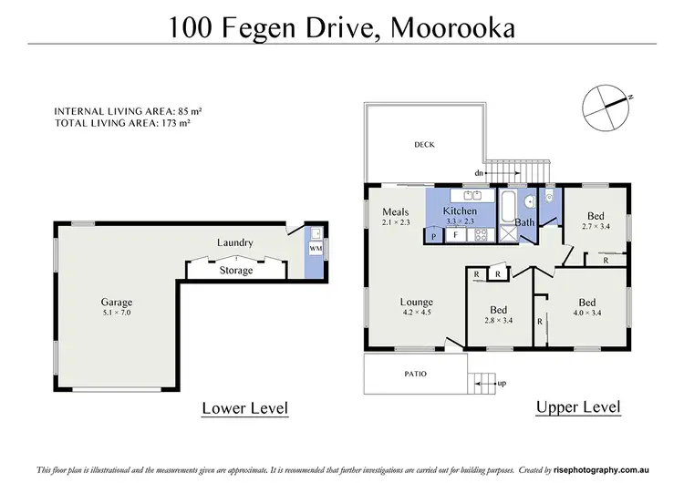 Floorplan of Homely house listing, 100 Fegen Dr, Moorooka QLD 4105