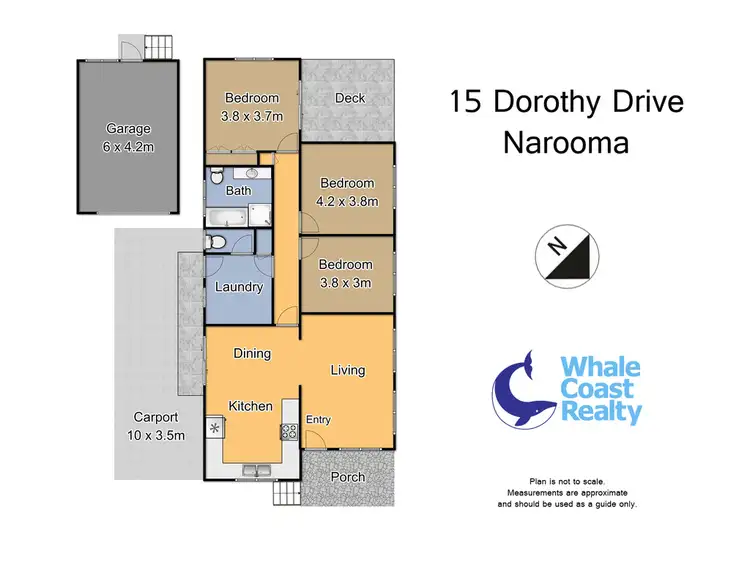 Floorplan of Homely house listing, 15 Dorothy Dr, Narooma NSW 2546