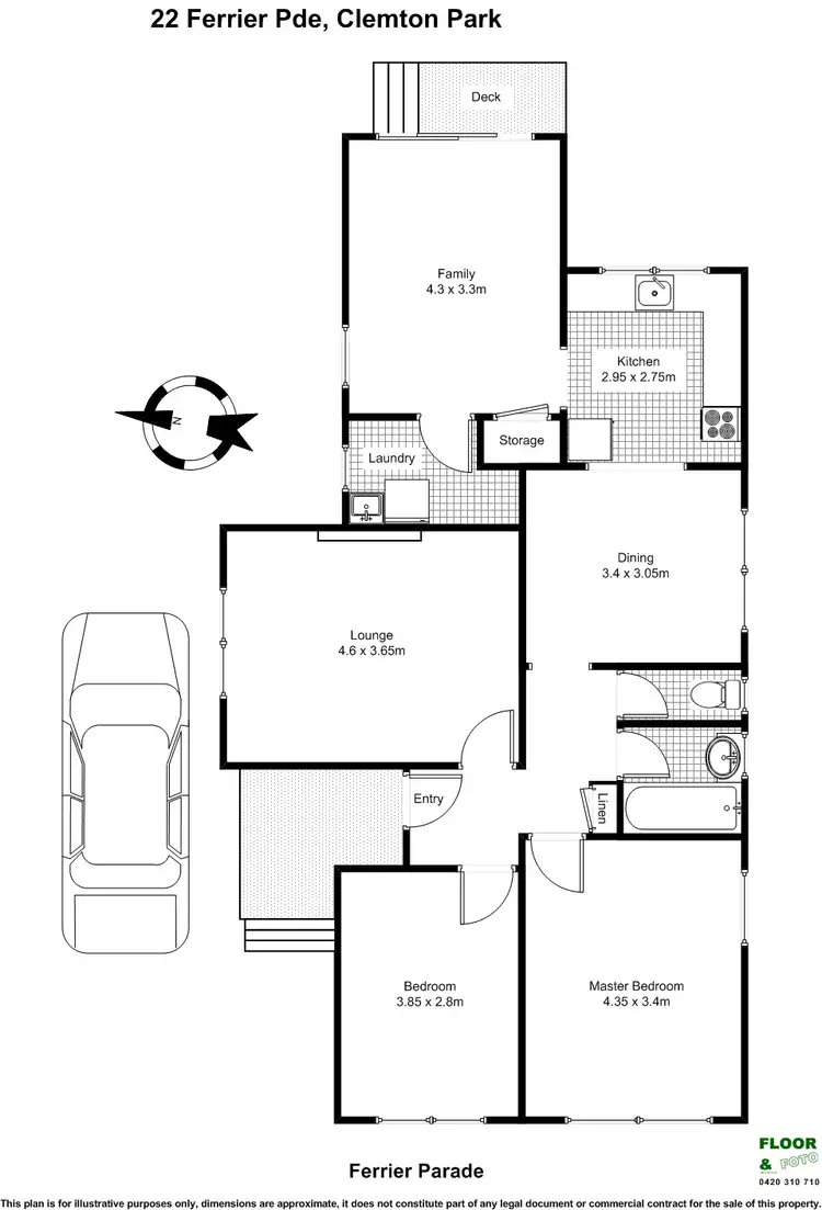 Floorplan of Homely house listing, 22 Ferrier Pde, Clemton Park NSW 2206