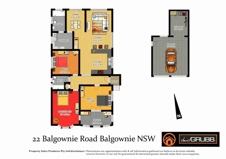 Floorplan of Homely house listing, 22 Balgownie Rd, Fairy Meadow NSW 2519
