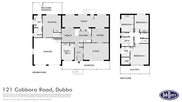 Floorplan of Homely house listing, 121 Cobbora Rd, Dubbo NSW 2830