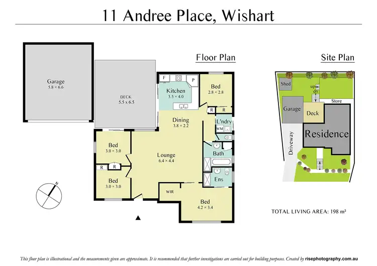 Floorplan of Homely house listing, 11 Andree Pl, Wishart QLD 4122