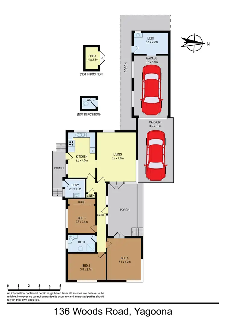 Floorplan of Homely house listing, 136 Woods Rd, Yagoona NSW 2199