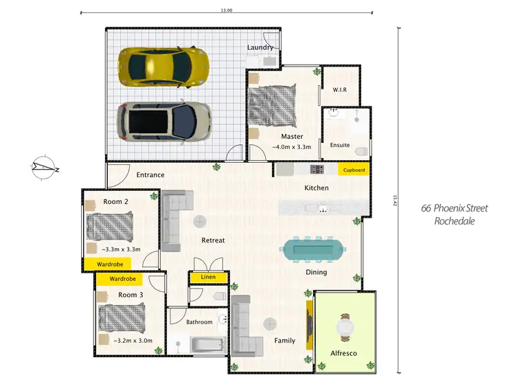 Floorplan of Homely house listing, 66 Phoenix St, Rochedale QLD 4123