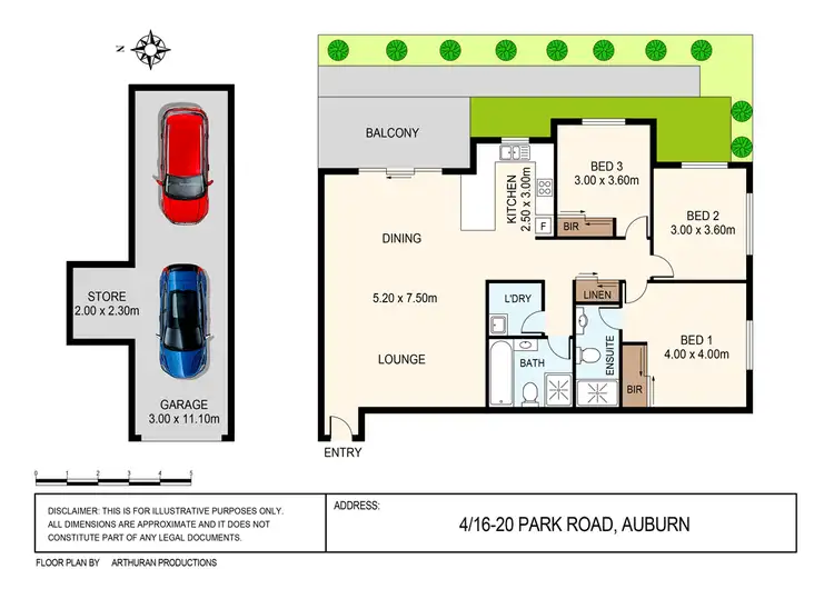 Floorplan of Homely apartment listing, 14/16-20 Park Rd, Auburn NSW 2144