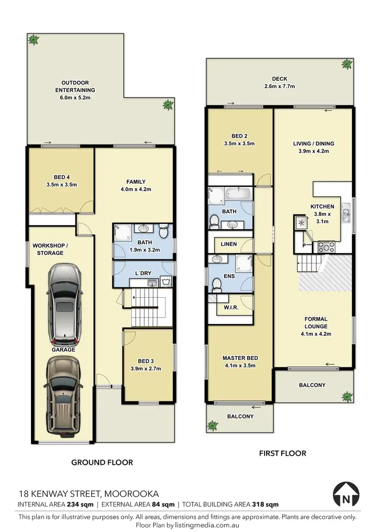 Floorplan of Homely house listing, 18 Kenway St, Moorooka QLD 4105