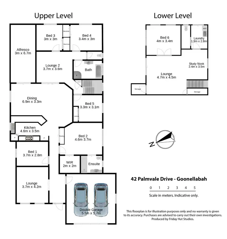 Floorplan of Homely house listing, 42 Palmvale Dr, Goonellabah NSW 2480
