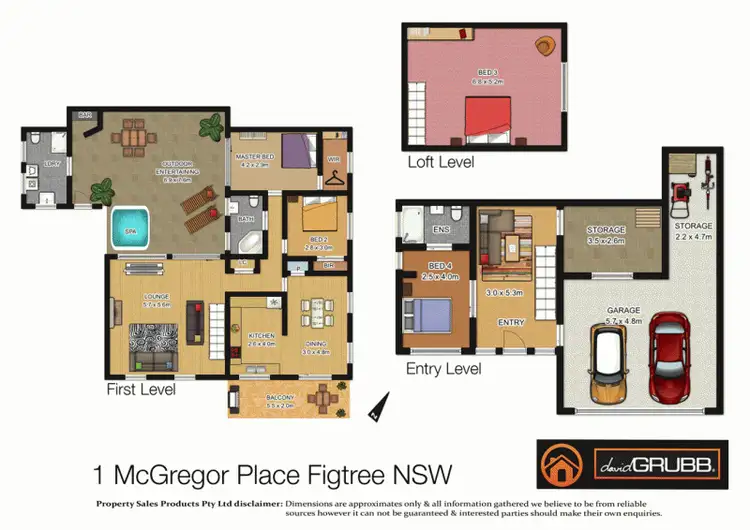 Floorplan of Homely house listing, 20 Baker Cres, Figtree NSW 2525