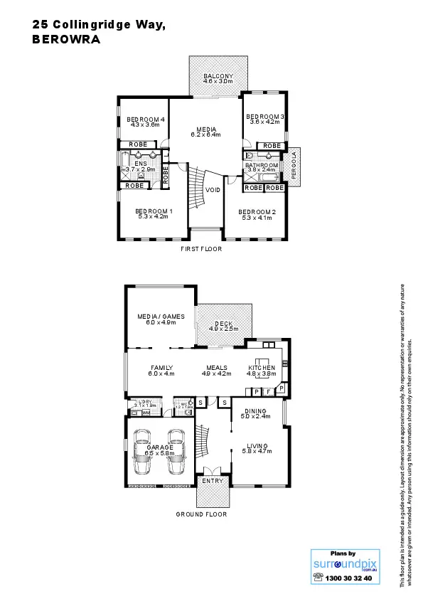 Floorplan of Homely house listing, 25 Collingridge Way, Berowra NSW 2081
