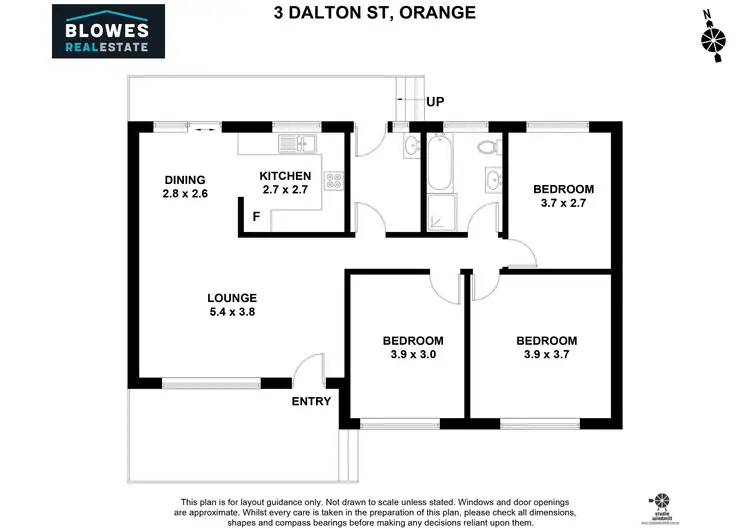 Floorplan of Homely house listing, 3 Dalton St, Orange NSW 2800