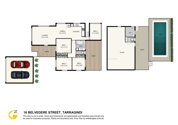 Floorplan of Homely house listing, 16 Belvedere St, Tarragindi QLD 4121