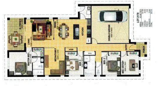 Floorplan of Homely house listing, 12 Bond  St, Ropes Crossing NSW 2760