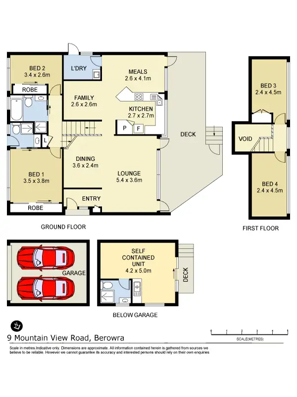 Floorplan of Homely house listing, 9 Mountain View  Rd, Berowra NSW 2081