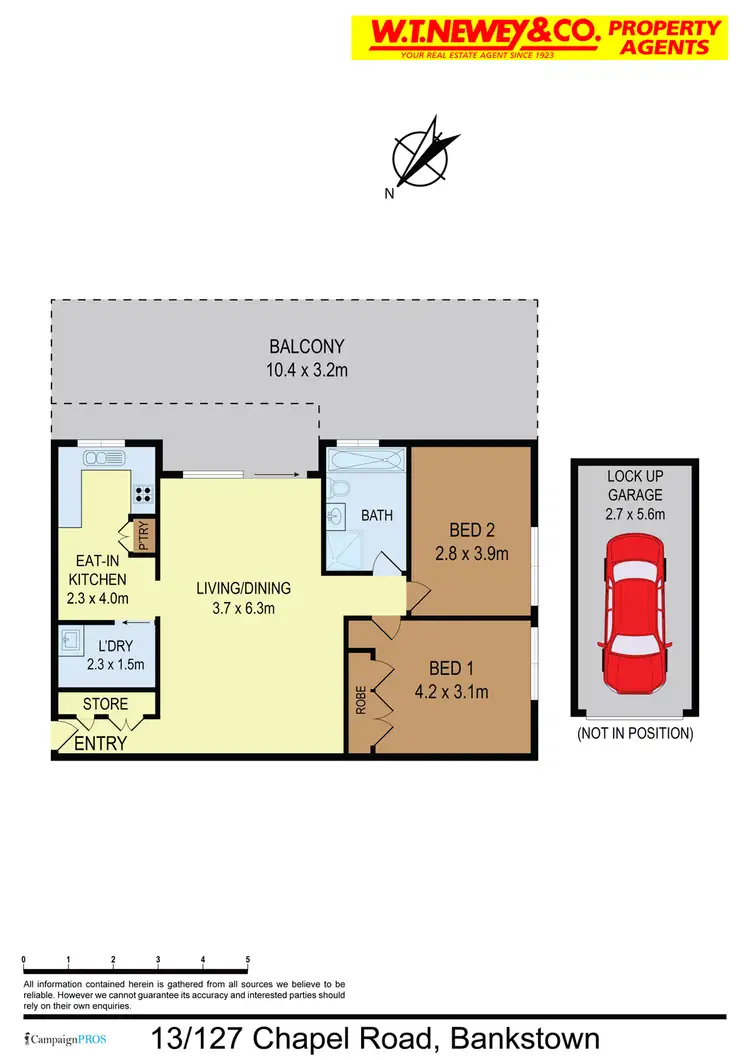 Floorplan of Homely unit listing, 13/127 Chapel Rd, Bankstown NSW 2200